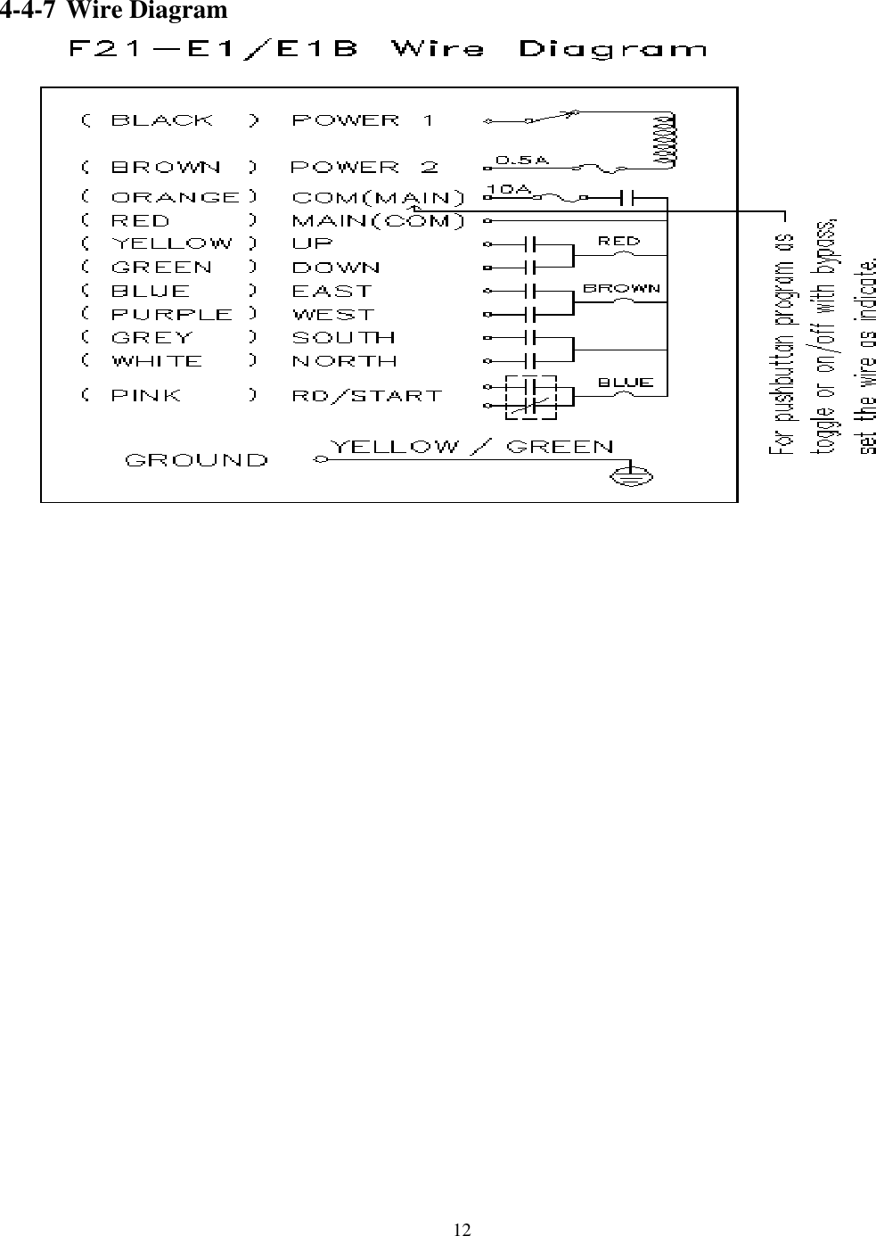 4-4-7 Wire Diagram                         12