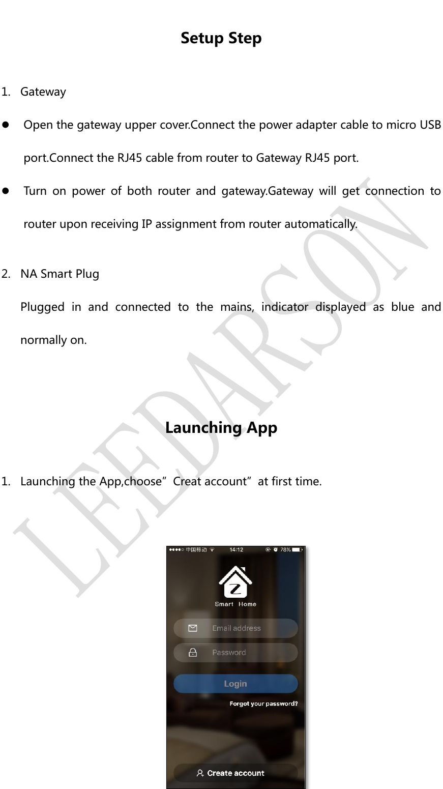 Page 3 of Leedarson Lighting 6PLZAA0 Smart plug-NA (Zigbee) User Manual 