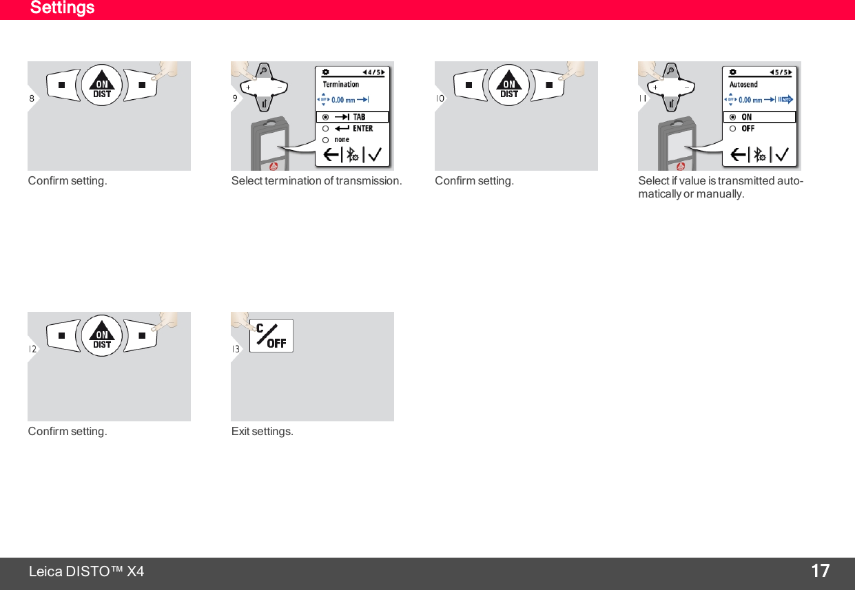 Page 18 of Leica Geosystems CPD LD3BT Laser Distance Meter User Manual My