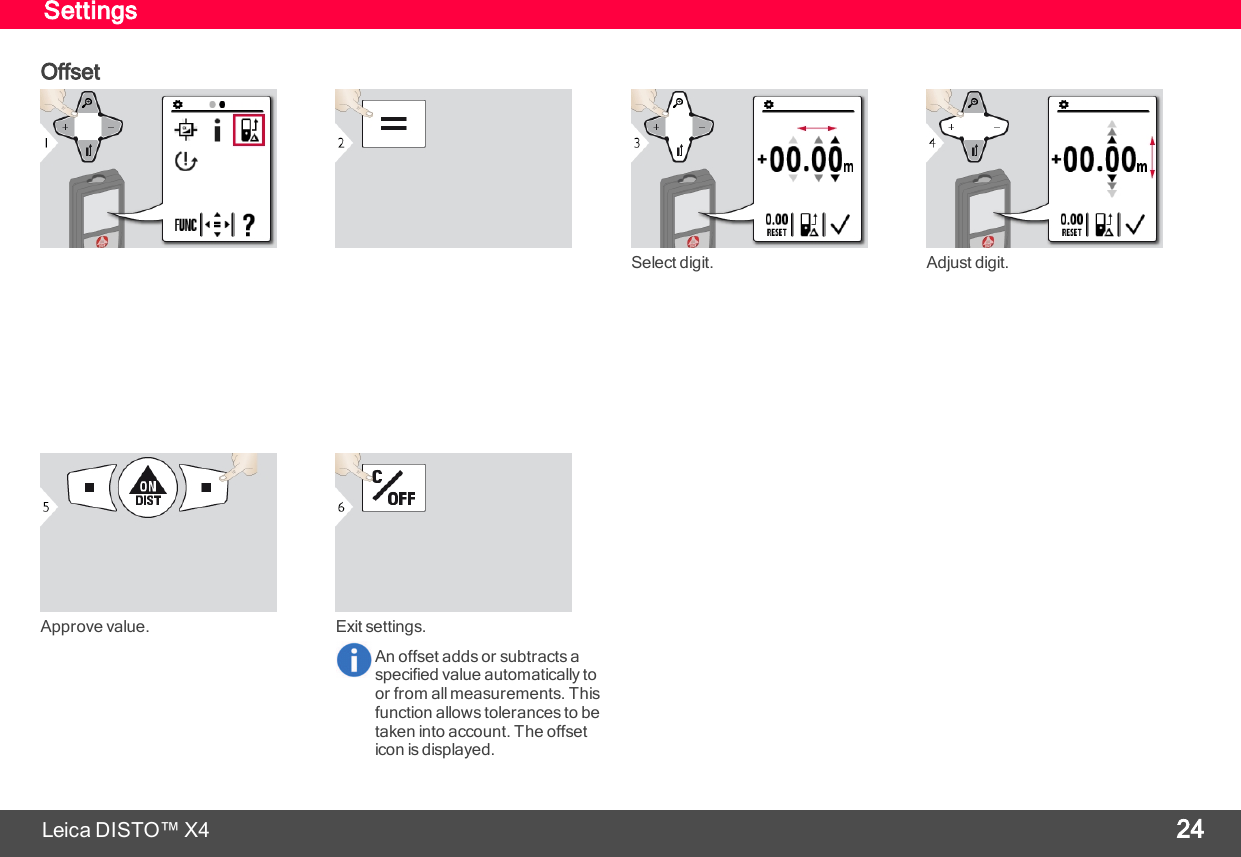 Page 25 of Leica Geosystems CPD LD3BT Laser Distance Meter User Manual My