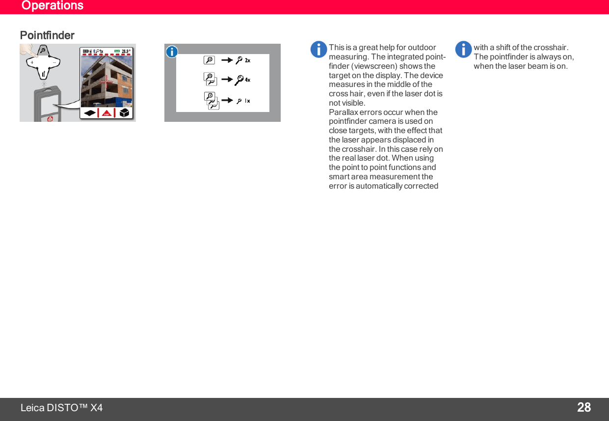 Page 29 of Leica Geosystems CPD LD3BT Laser Distance Meter User Manual My