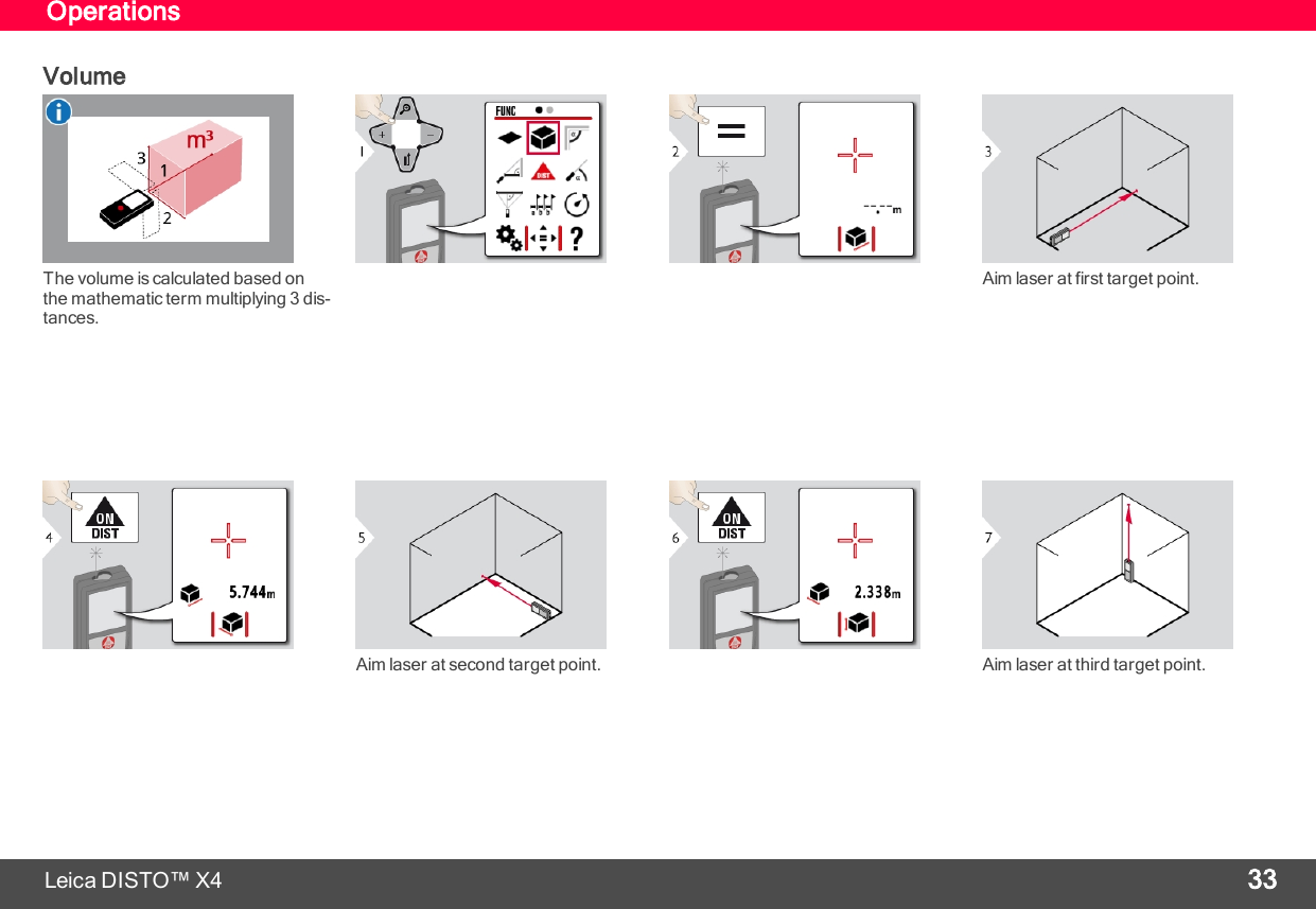 Page 34 of Leica Geosystems CPD LD3BT Laser Distance Meter User Manual My