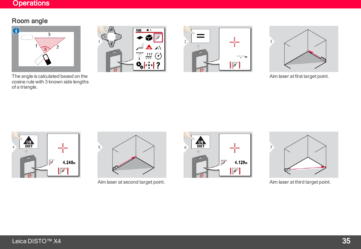 Page 36 of Leica Geosystems CPD LD3BT Laser Distance Meter User Manual My