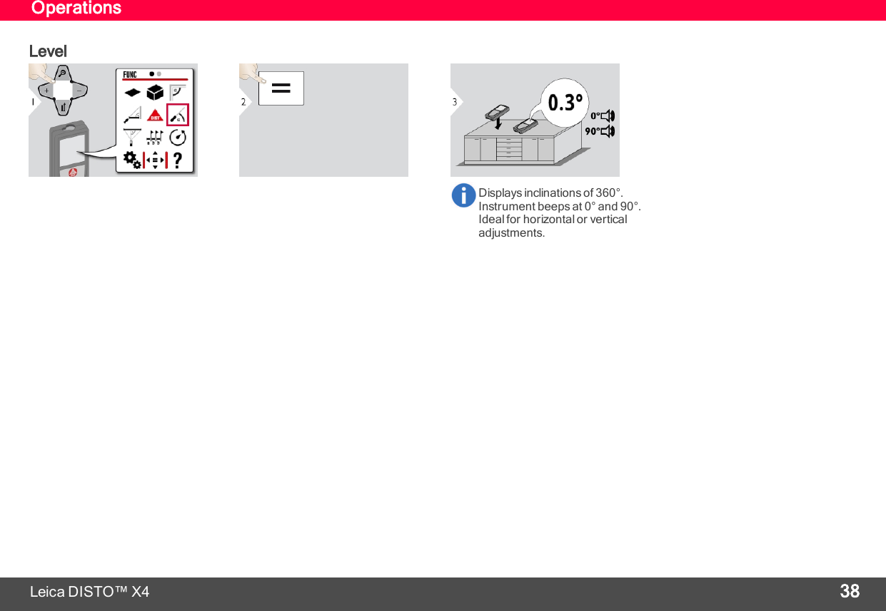 Page 39 of Leica Geosystems CPD LD3BT Laser Distance Meter User Manual My