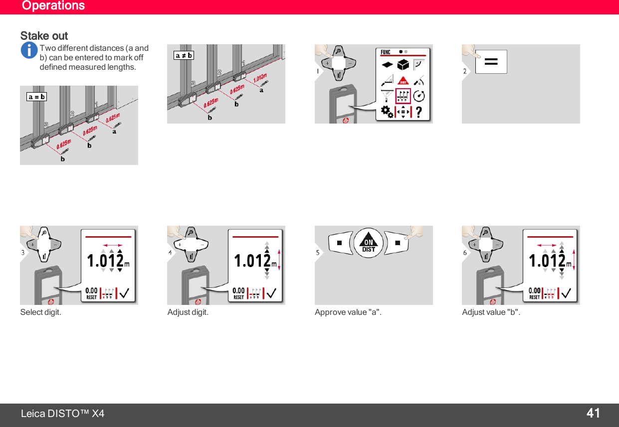 Page 42 of Leica Geosystems CPD LD3BT Laser Distance Meter User Manual My