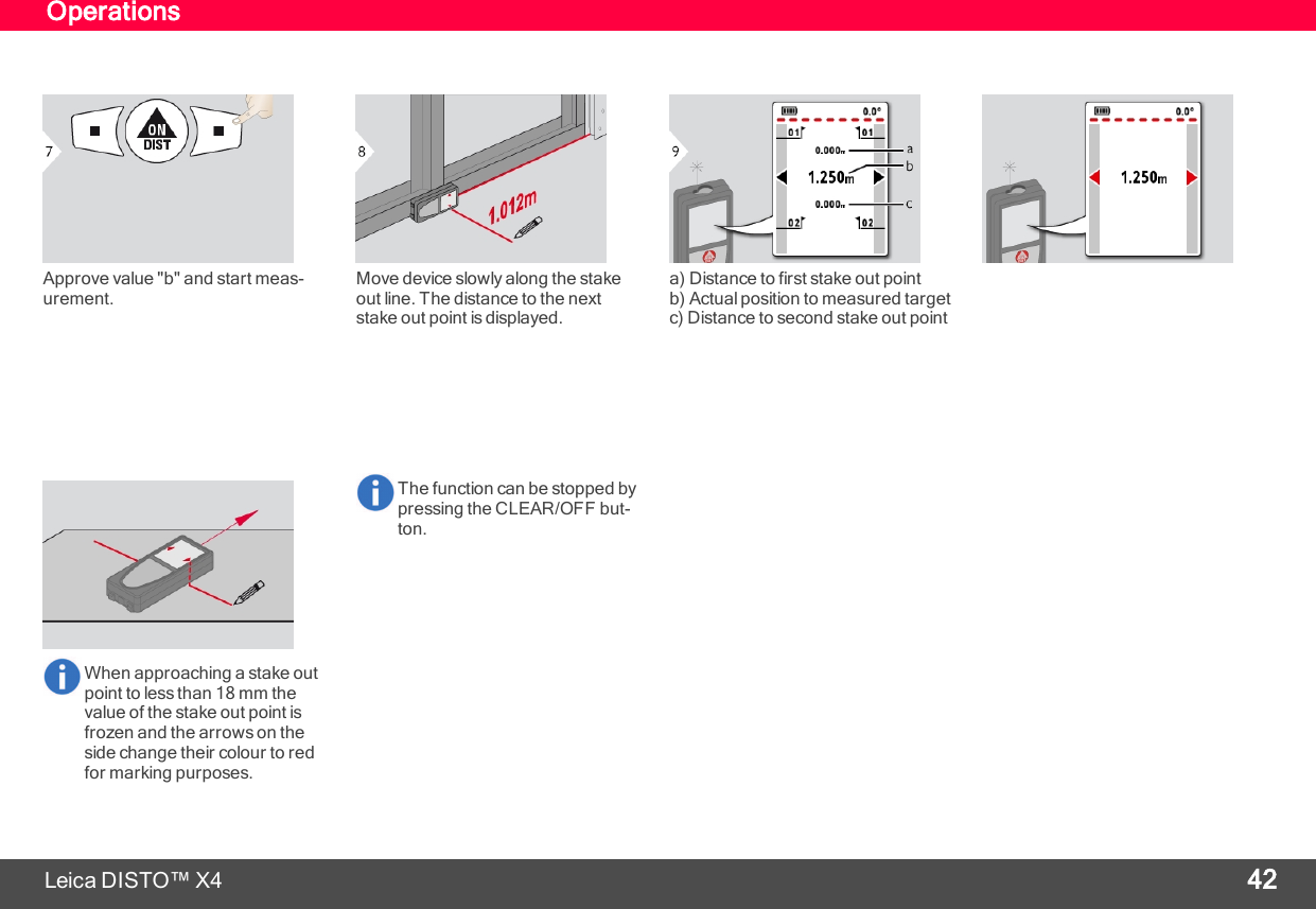 Page 43 of Leica Geosystems CPD LD3BT Laser Distance Meter User Manual My