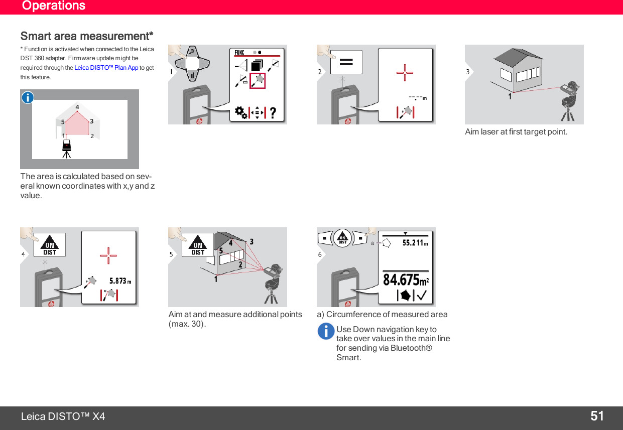 Page 52 of Leica Geosystems CPD LD3BT Laser Distance Meter User Manual My