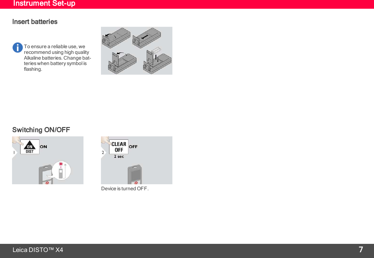 Page 8 of Leica Geosystems CPD LD3BT Laser Distance Meter User Manual My