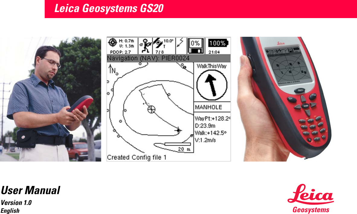 Leica Geosystems GS20 GPS Positioning System User Manual GS20 V1 0 en