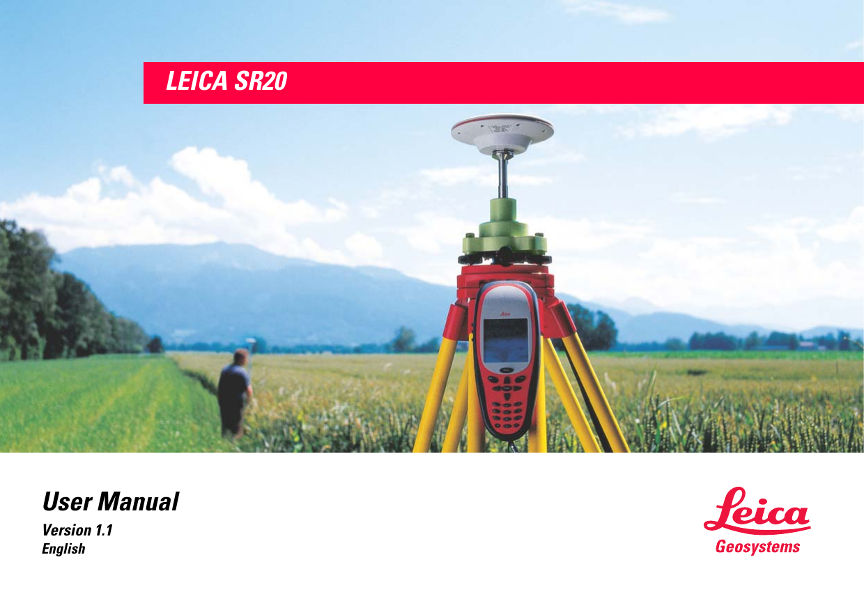 LEICA SR20User ManualVersion 1.1English