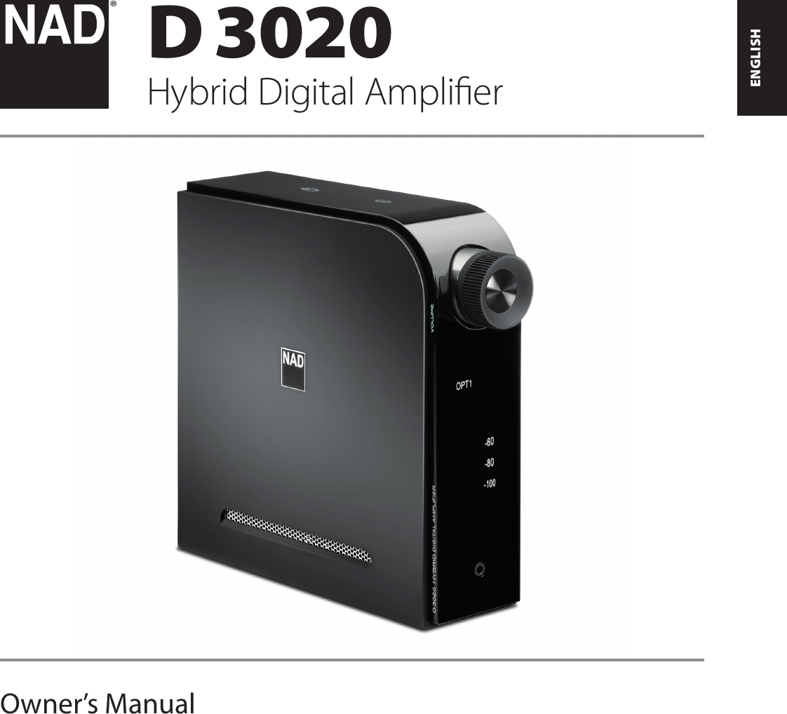 &reg;D 3020Hybrid Digital AmplierENGLISHPORTUGU&Ecirc;S FRAN&Ccedil;AISESPA&Ntilde;OLITALIANODEUTSCHNEDERLANDSSVENSKAРУССКИЙOwner&rsquo;s Manual