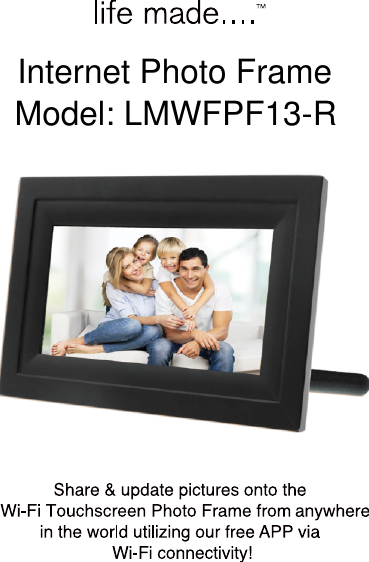 Internet Photo FrameModel: LMWFPF13-R