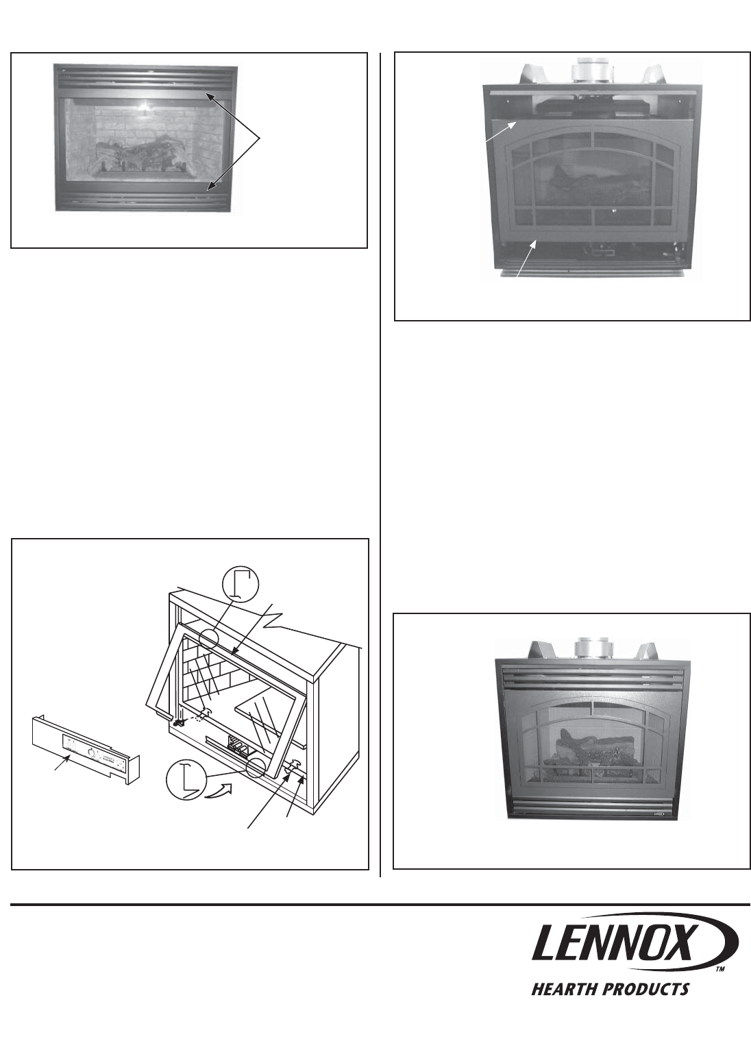 Lennox Hearth Mpb 35 Users Manual 750199m Instr Screen Doors Short