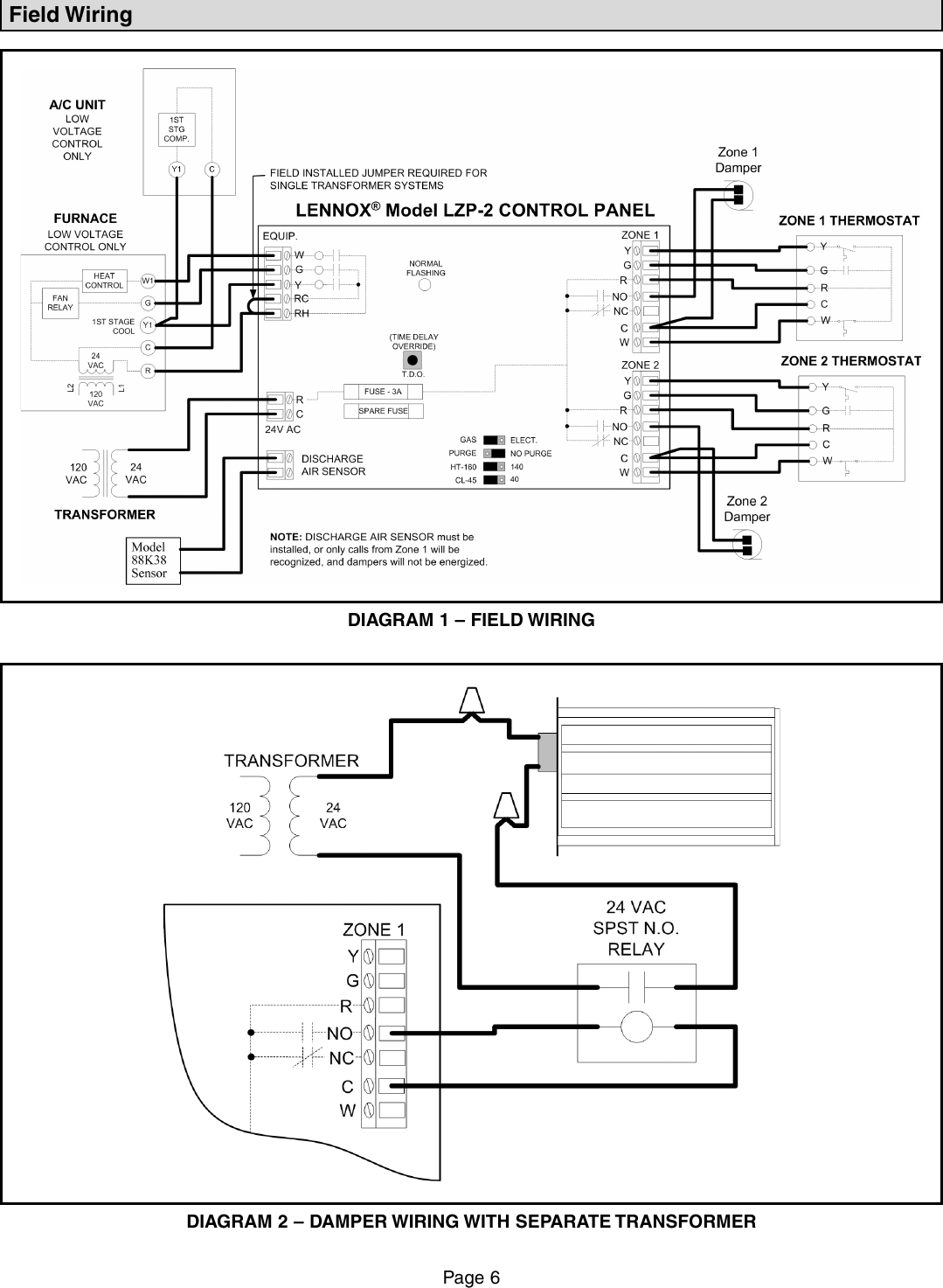 Page 6 of 12 - Lennox-International-Inc Lennox-International-Inc-Lennox-International-Inc-Heating-System-Lzp-2-Users-Manual- LZP-2 Merit Install Manual  Lennox-international-inc-lennox-international-inc-heating-system-lzp-2-users-manual