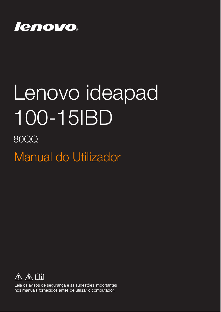 Lenovo Ideapad 100 15 Ibd Ug Pt 201508 15IBD UserGuide User Manual