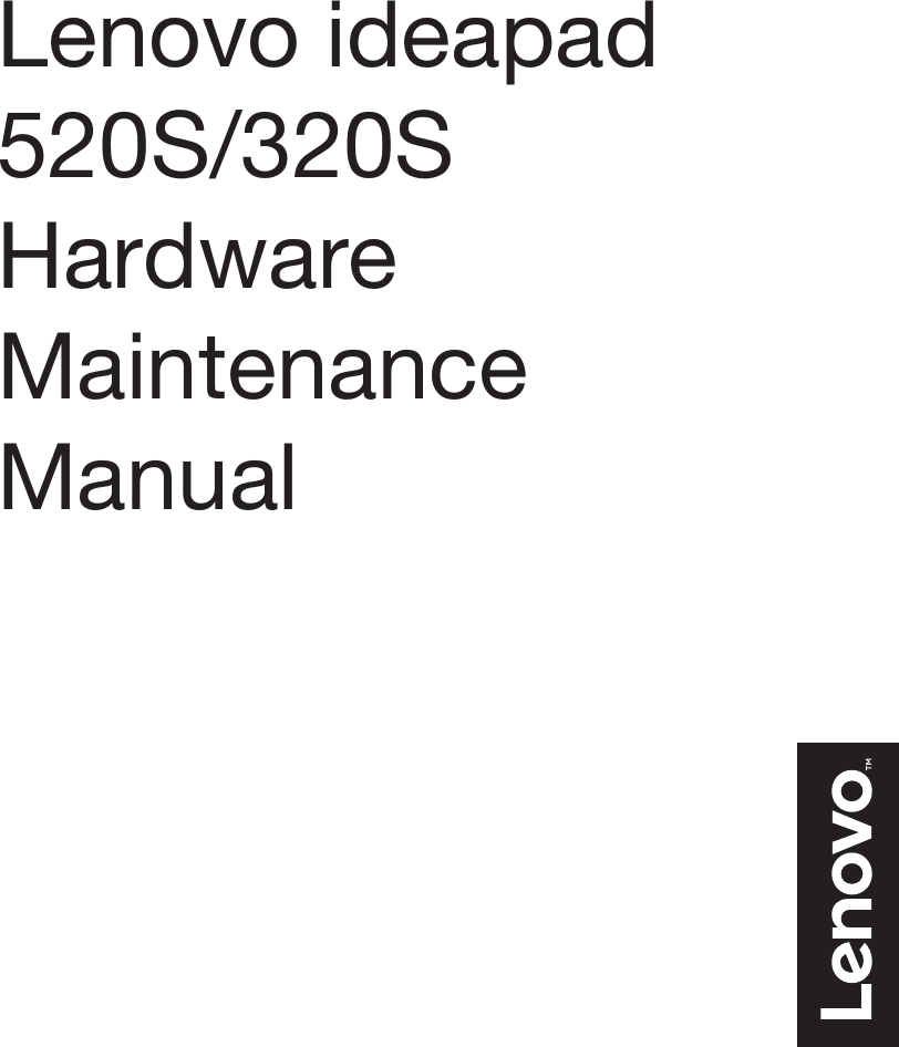 Lenovo Ideapad 320 Laptop User Manual