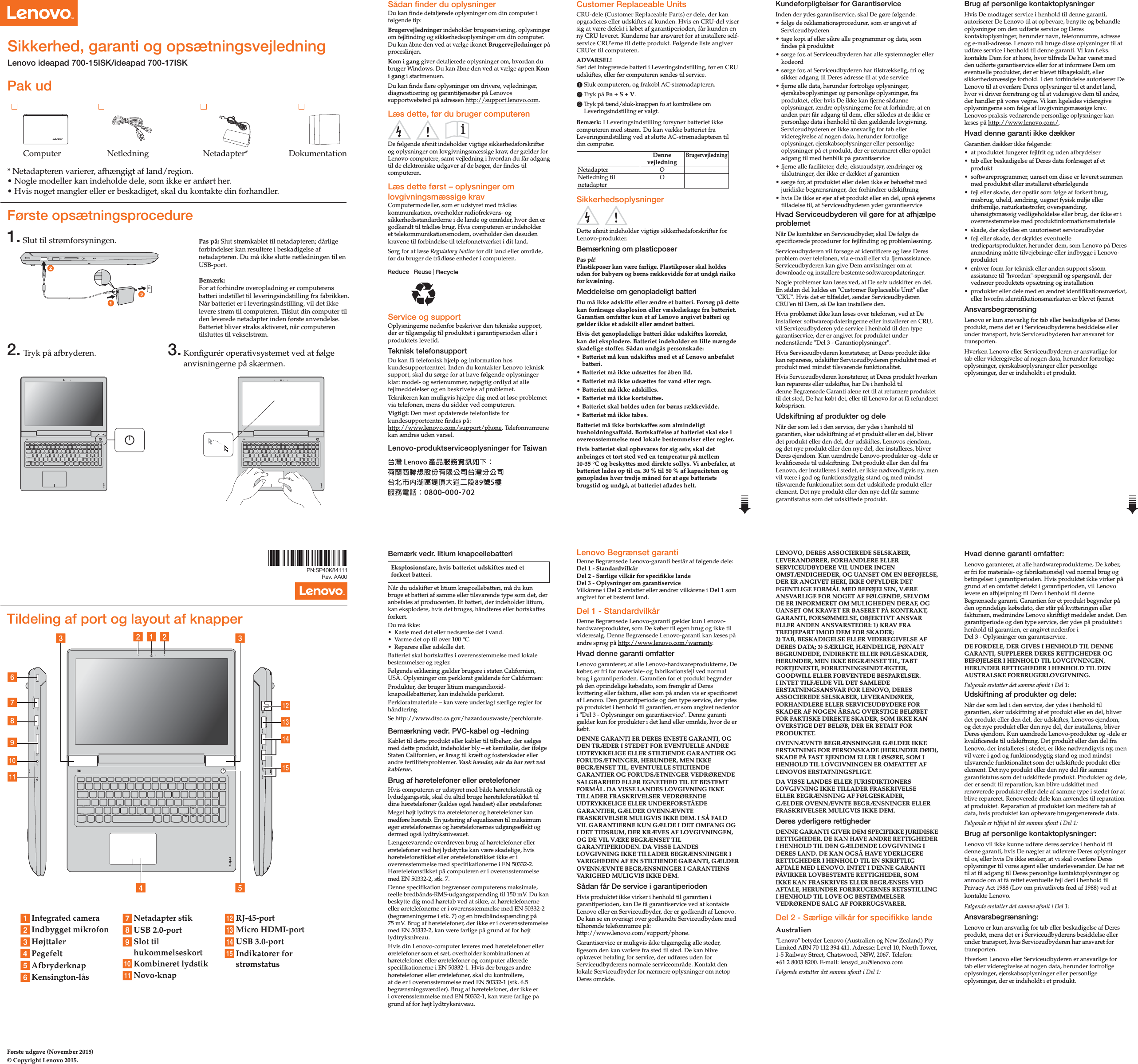 Lenovo Setup Guide