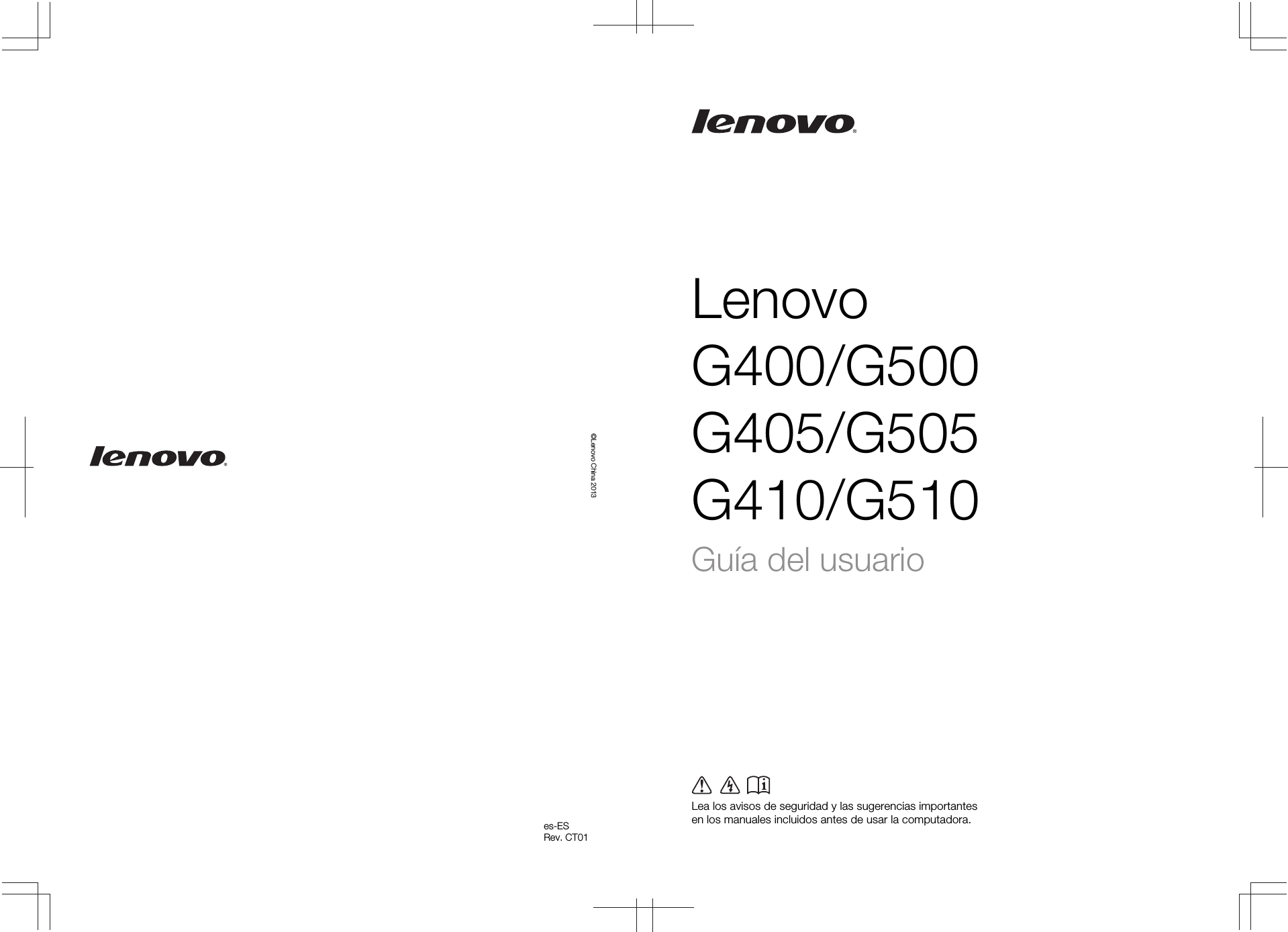 Lenovo G400G500G405G505G410G510 Ug Spanish W8.1 G400/G500/G410/G510 ...