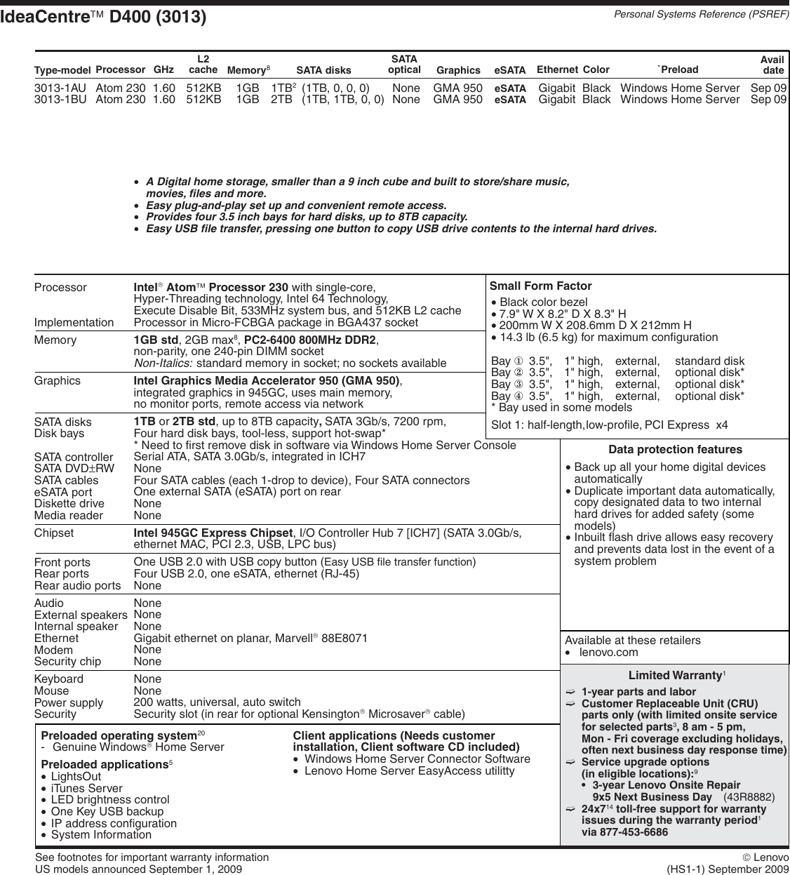 Page 1 of 1 - Lenovo Lenovo-Ideacentre-3013-Users-Manual- HS1-1a  Lenovo-ideacentre-3013-users-manual