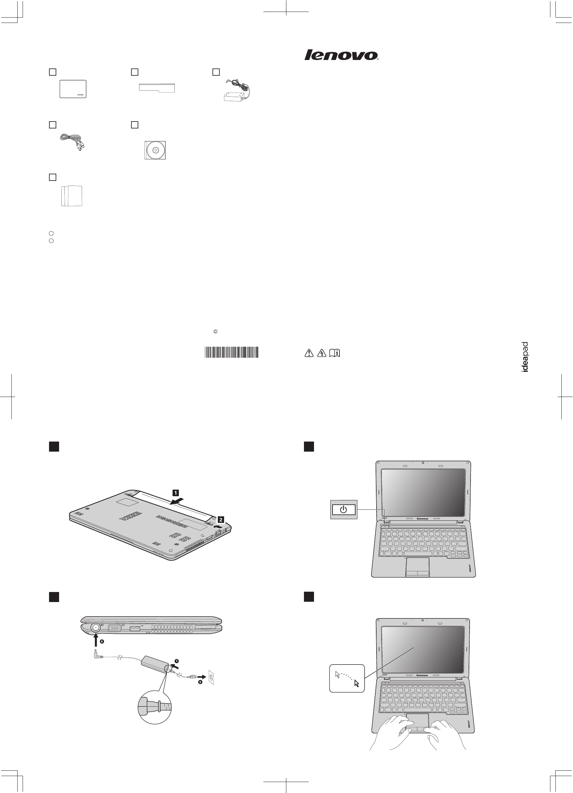 Lenovo Ideapad S5 Setup Poster V1 0 En User Manual Idea Pad Laptop Ideapad Type 90