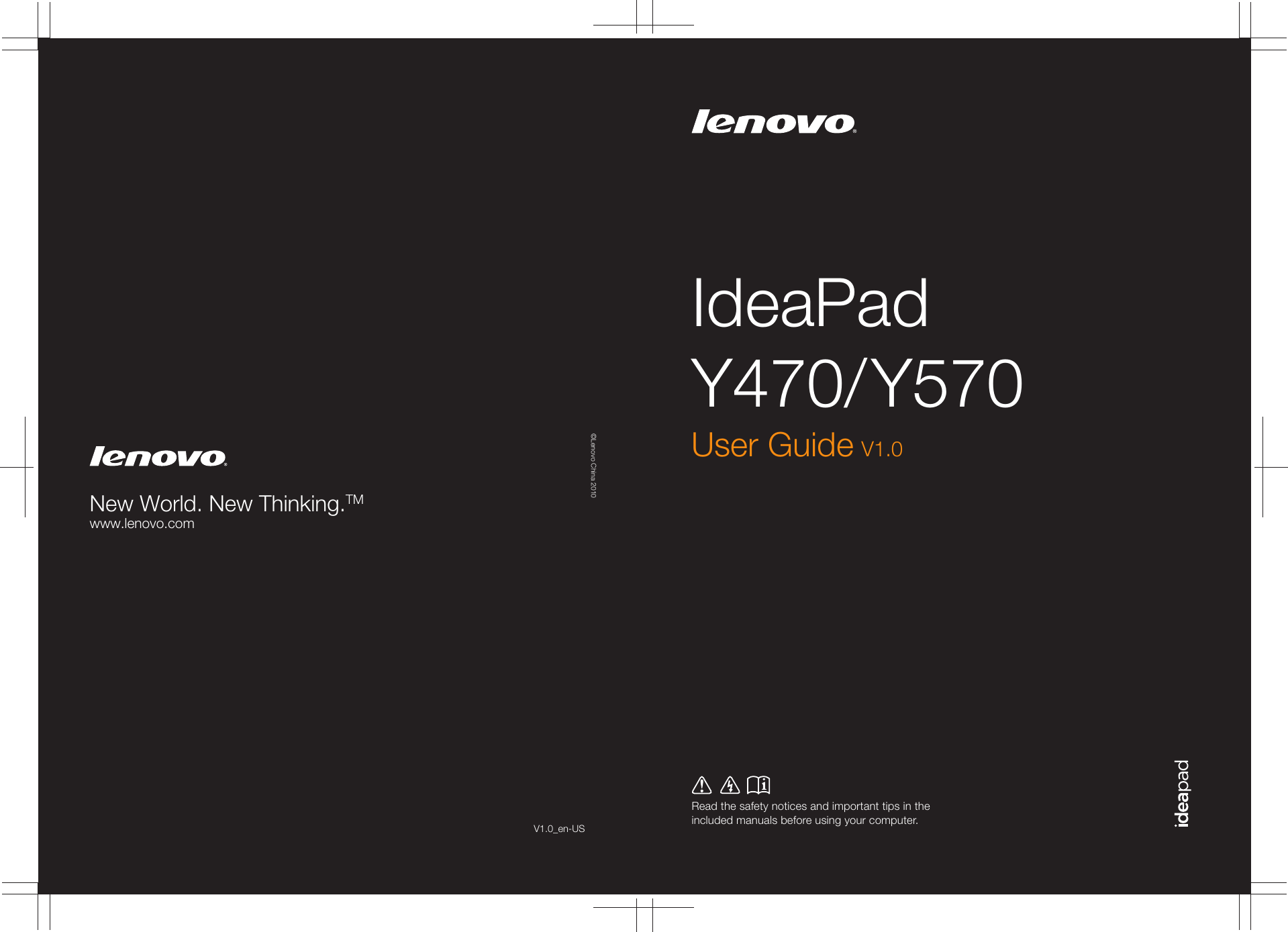 Lenovo Ideapad Y470 Users Manual