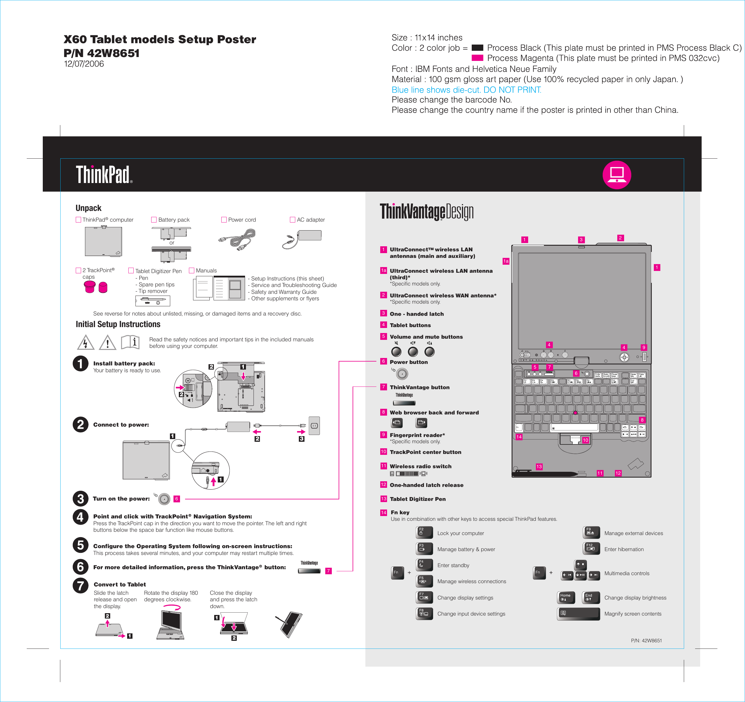 Page 1 of 2 - Lenovo Lenovo-Thinkpad-X60-Users-Manual- 42W8651_p1t  Lenovo-thinkpad-x60-users-manual