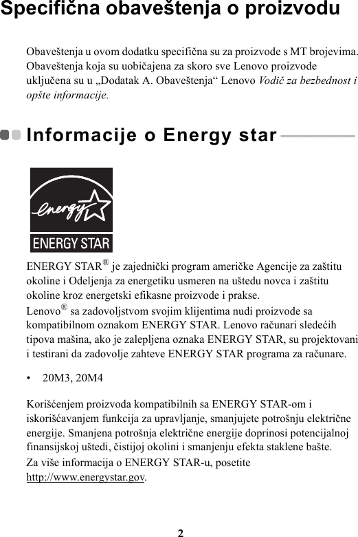 Page 2 of 12 - Lenovo Miix520-12Ikb 20M3 20M4 Llw Sr 201711 User Manual (Serbian) Limited Warranty & Product Specific Notices - Miix 520-12IKB (Type 20M3, 20M4) Tablet