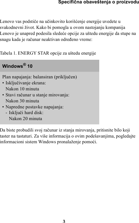 Page 3 of 12 - Lenovo Miix520-12Ikb 20M3 20M4 Llw Sr 201711 User Manual (Serbian) Limited Warranty & Product Specific Notices - Miix 520-12IKB (Type 20M3, 20M4) Tablet