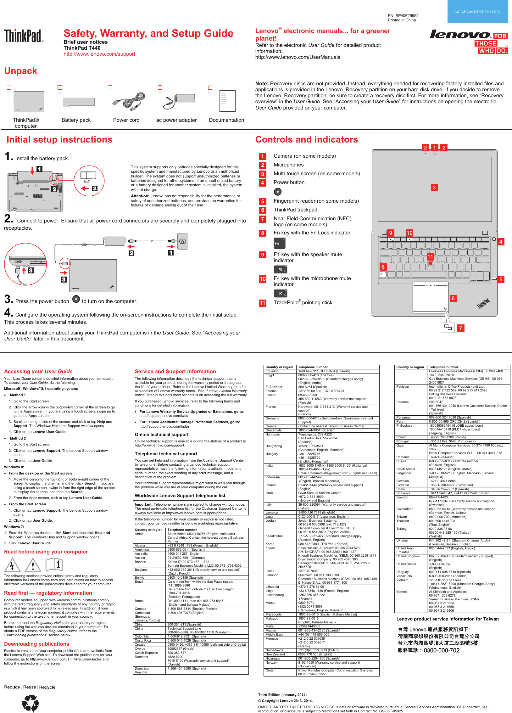 Lenovo thinkpad t440 user guide vortech v3