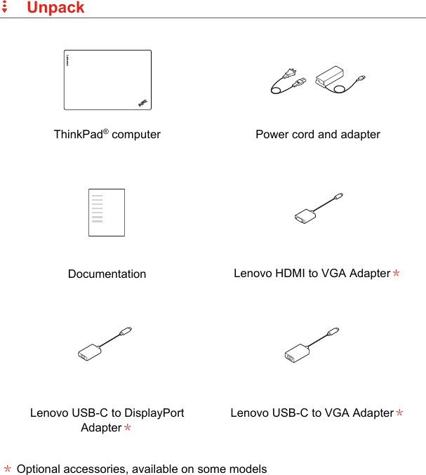 Page 2 of 10 - Lenovo X270 Swsg En - X270_swsg_en_SP40P05746x User Manual (English) Safety, Warranty And Setup Guide Think Pad (Type 20HN, 20HM) Laptop (Think Pad) Type 20HM