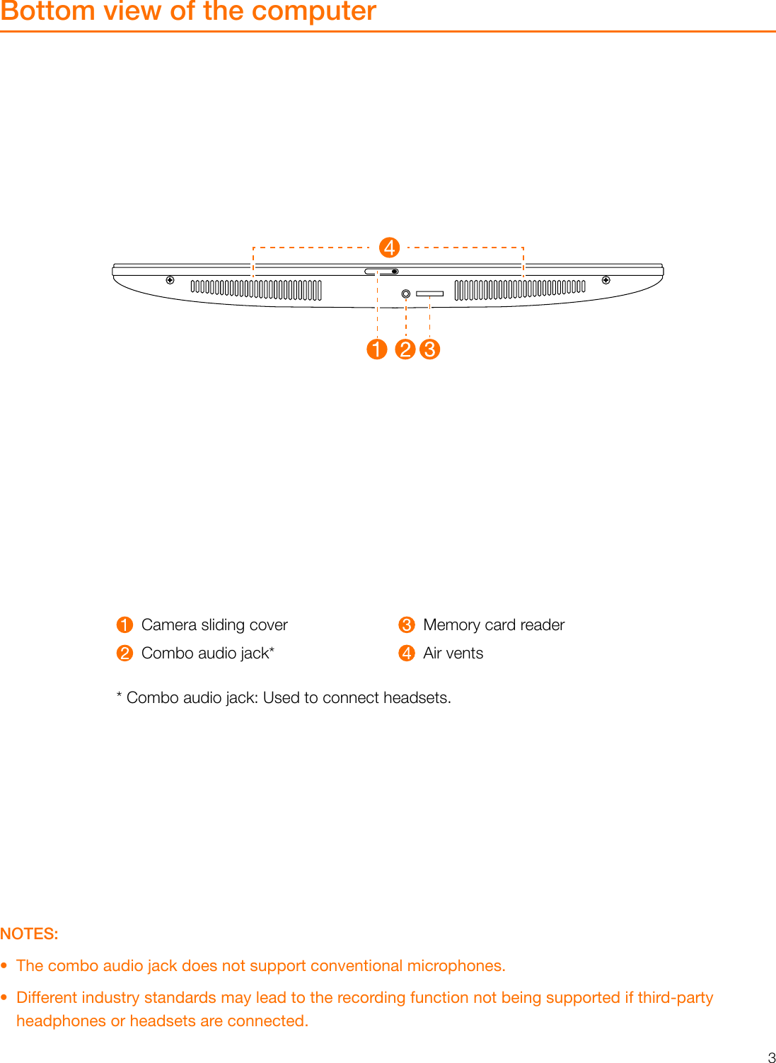 Page 3 of 6 - Lenovo  (English) Ideacentre AIO 730S User Guide 730S-24IKB All-in-One (ideacenter) - Type F0DX Ug V1.0 En 20180329