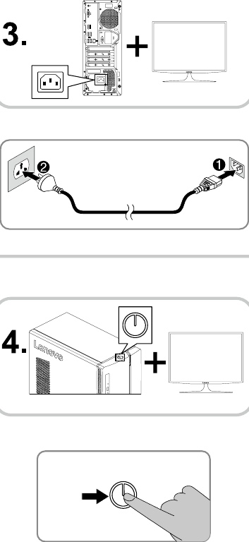 Page 4 of 4 - Lenovo TDT 510/510A Setup Poster Ideacentre Desktop PC Guide 510A-15ICB (ideacentre) 510 510a Set Up 20180509