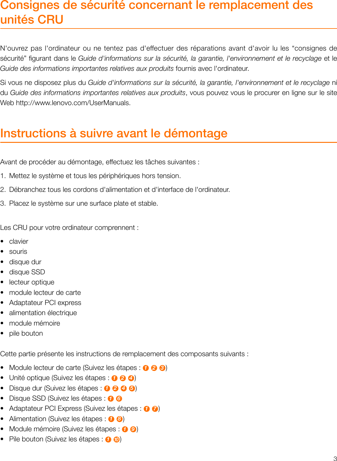 Page 4 of 11 - Lenovo  Guide D'utilisation 510S-07ICB Desktop (ideacentre) - Type 90K8 Ideacentre Ug V1.0 Fr 20180724