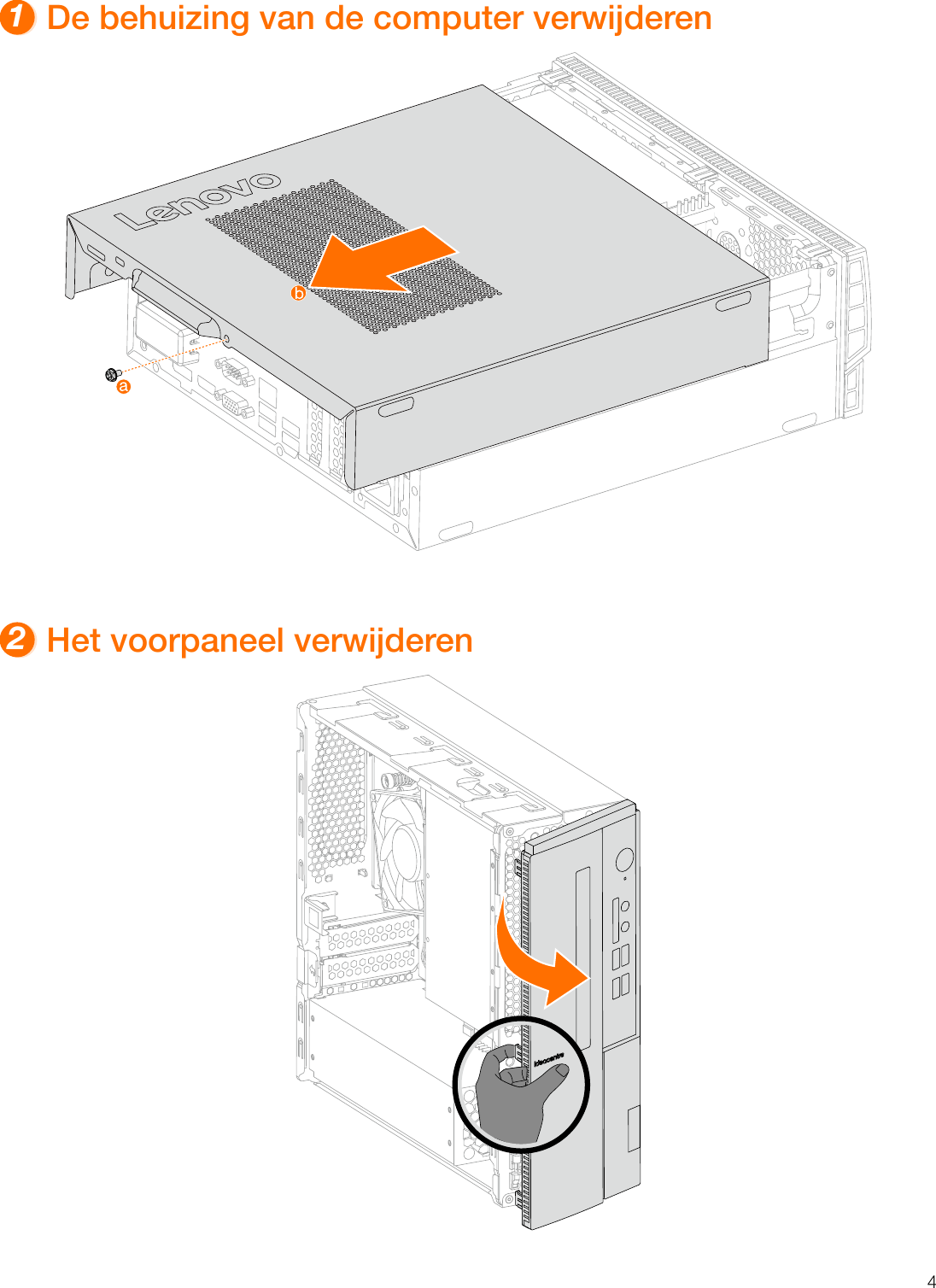 Page 5 of 11 - Lenovo  Gebruikershandleiding 510S-07ICB Desktop (ideacentre) - Type 90K8 Ideacentre Ug V1.0 Nl 20180724