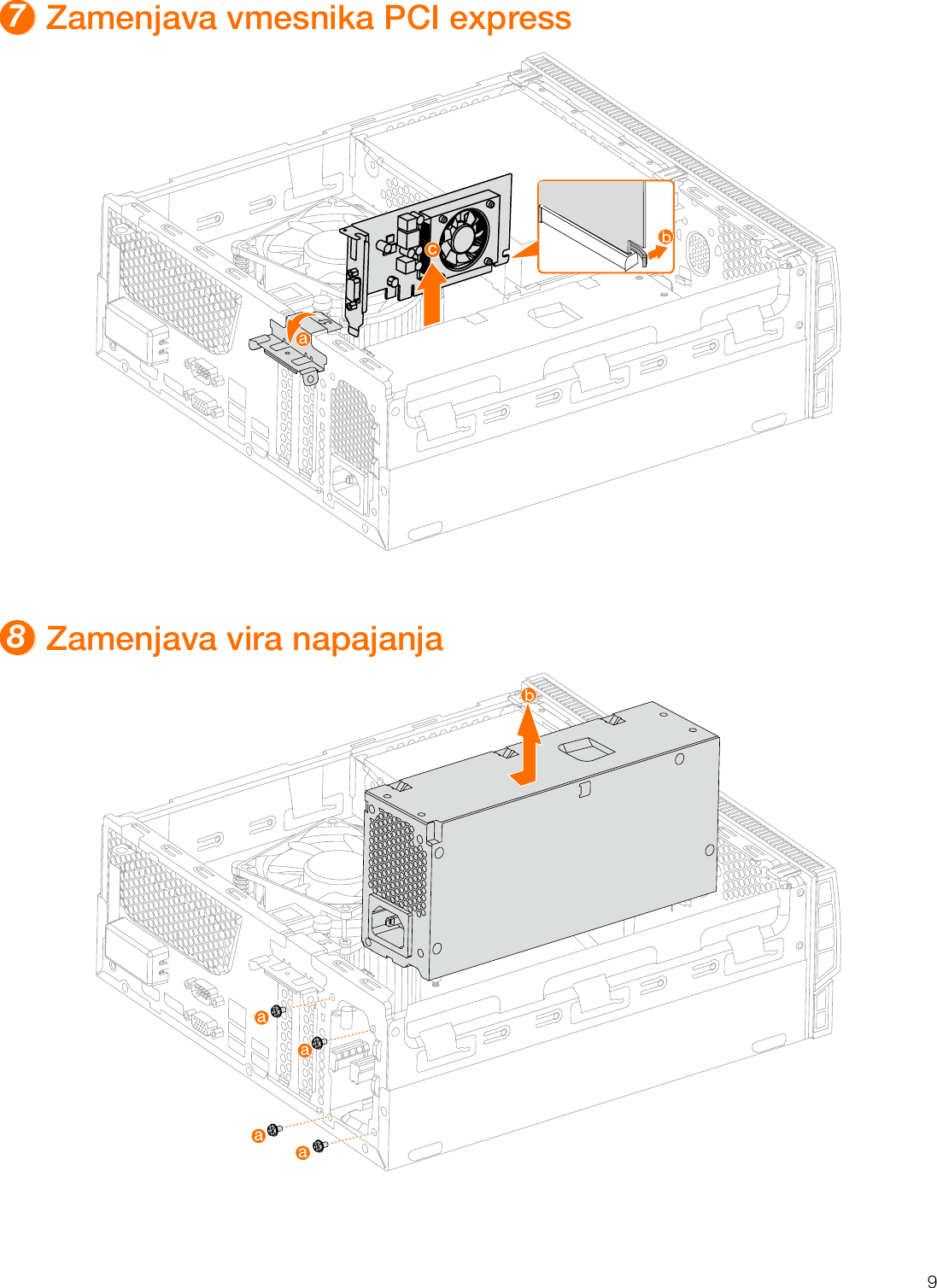 Page 10 of 11 - Lenovo  Vodič Za Uporabnika 510S-07ICB Desktop (ideacentre) - Type 90K8 Ideacentre Ug V1.0 Sl 20180724