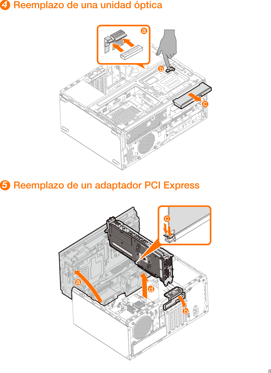 Page 9 of 11 - Lenovo  Guía Del Usuario 720-18ICB Desktop (ideacentre) - Type 90HT Ideacentre 720 Ug V1.0 Es 20180523