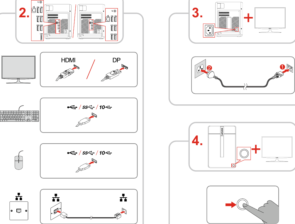 Page 2 of 2 - Lenovo  Legion C530/730 Desktop PC Setup Guide C530-19ICB (Lenovo) C530 730 Set Up 20180604