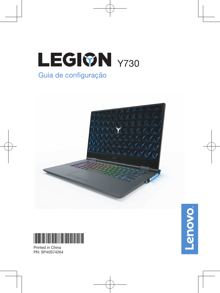 Page 1 of 6 - Lenovo  (Portuguese-Brazil) Setup Guide Legion Y730-17ICH Laptop Legiony730-15ich Sg Pt-br 201808