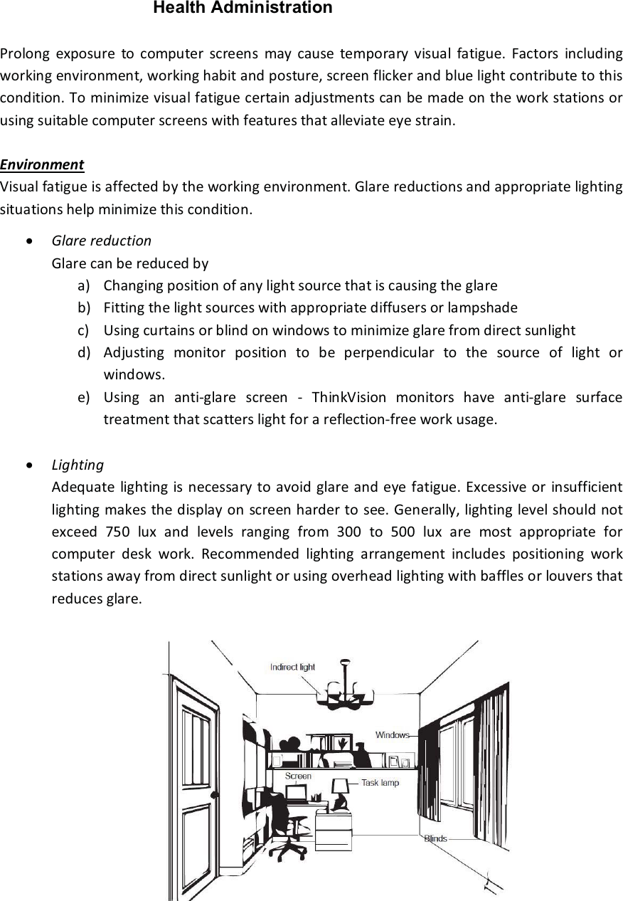 Page 1 of 5 - Lenovo P32u-10 Health Administration - Think Vision Monitor