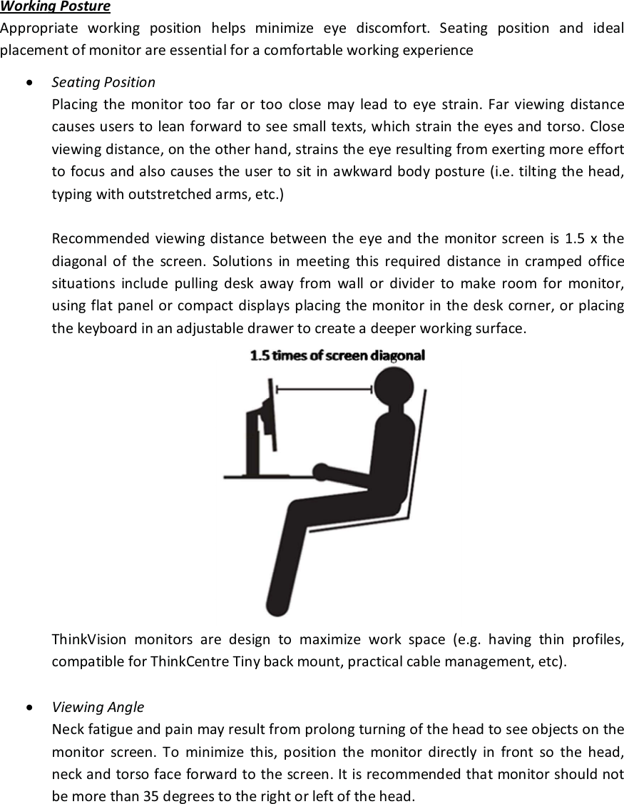 Page 3 of 5 - Lenovo P32u-10 Health Administration - Think Vision Monitor