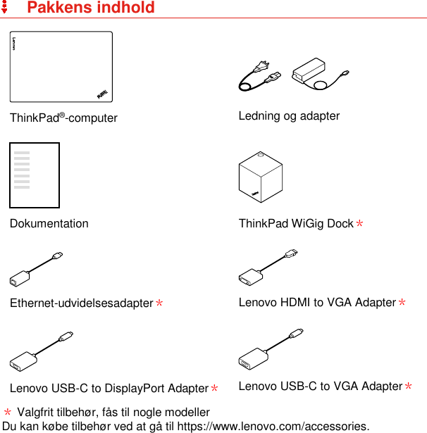 Lenovo (Danish) Safety, Warranty And Setup Guide Think Pad X1 Carbon