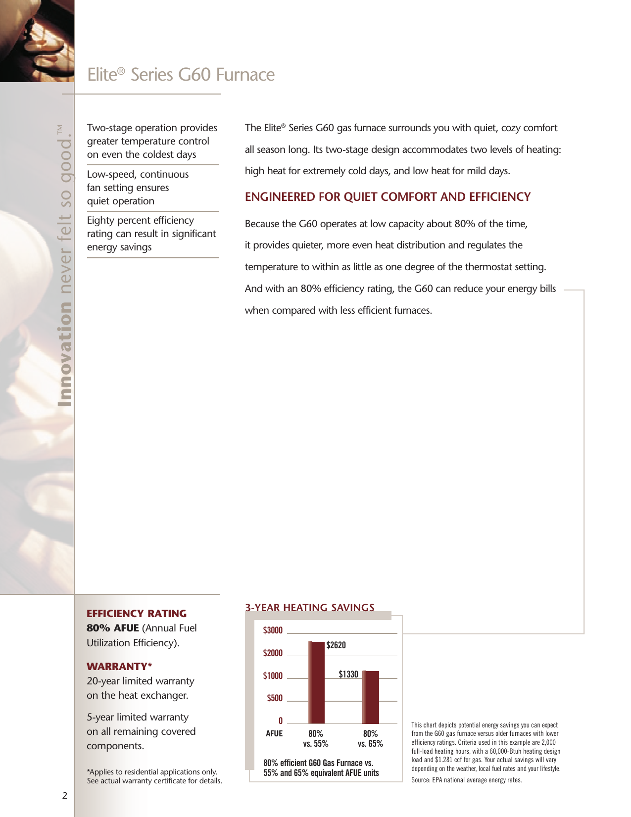 Page 2 of 4 - Lenoxx Lenoxx-G60-Users-Manual- Lennox G60 Gas Furnace  Lenoxx-g60-users-manual