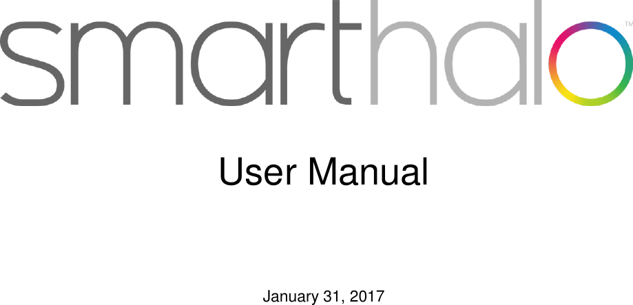       User Manual     January 31, 2017    