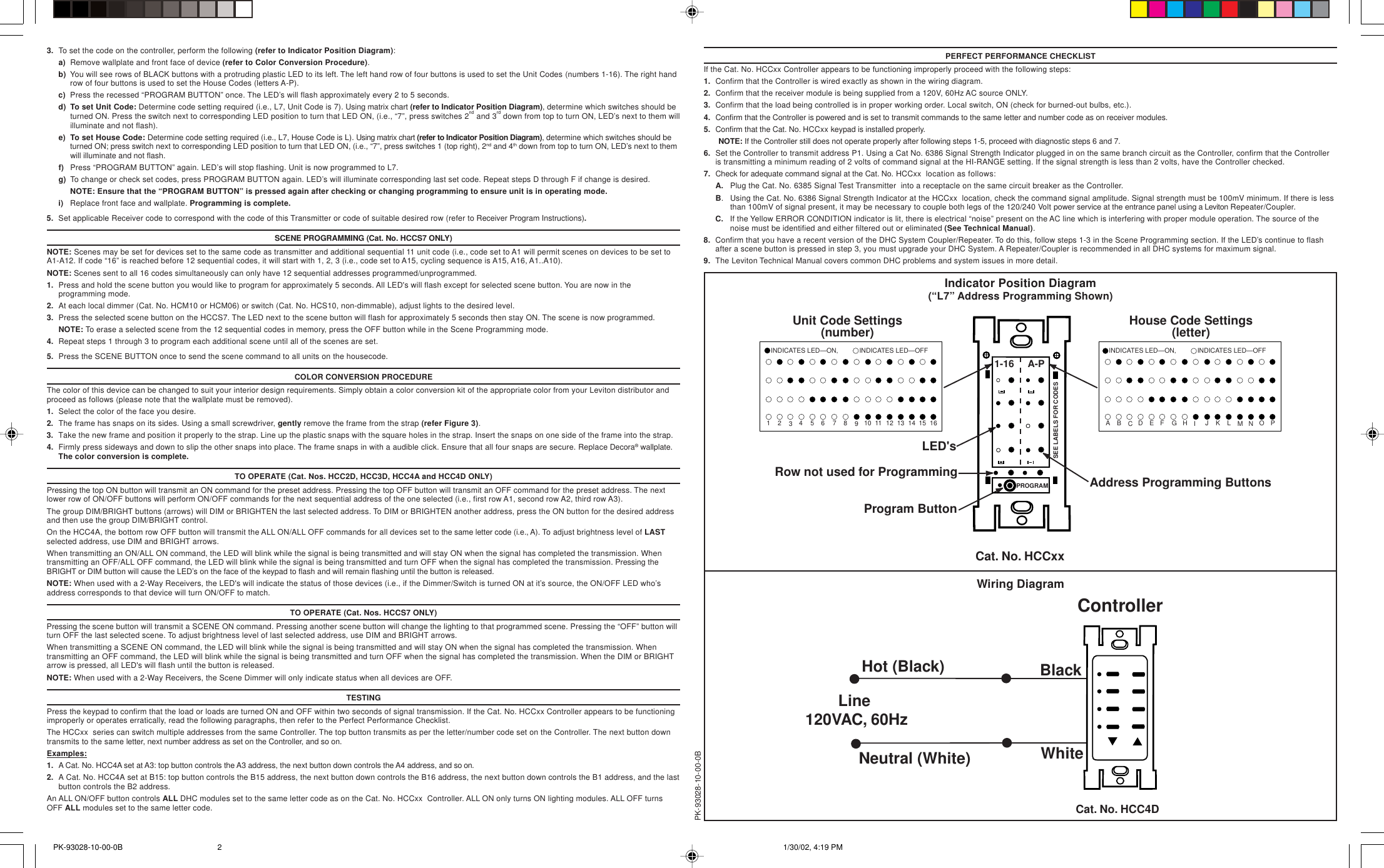 Page 2 of 2 - Leviton Leviton-Hcc2D-Users-Manual- PK-93028-10-00-0B  Leviton-hcc2d-users-manual