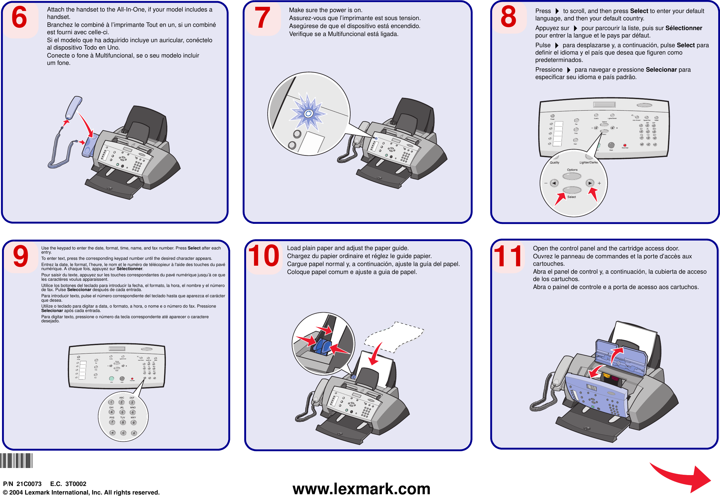 Page 2 of 4 - Lexmark Lexmark-4200-Users-Manual- Setup Sheet  Lexmark-4200-users-manual