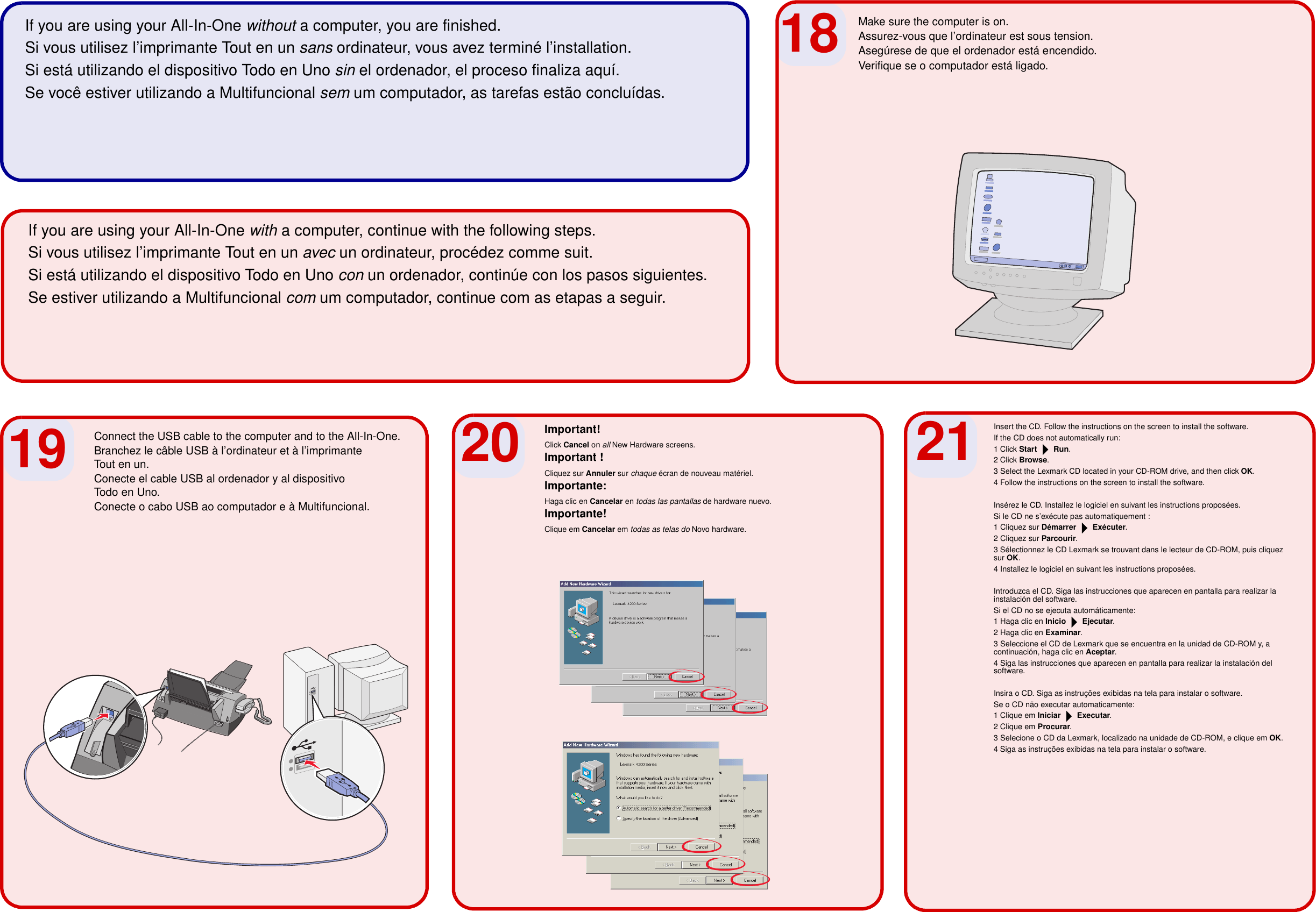 Page 4 of 4 - Lexmark Lexmark-4200-Users-Manual- Setup Sheet  Lexmark-4200-users-manual