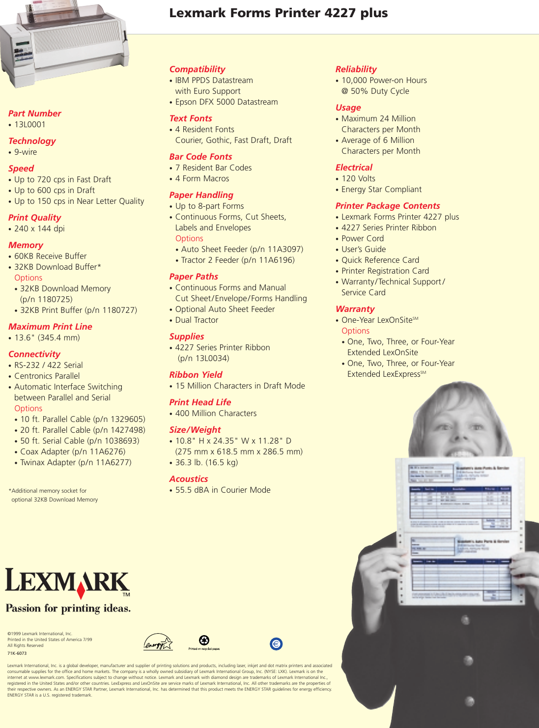 lexmark 4227 plus