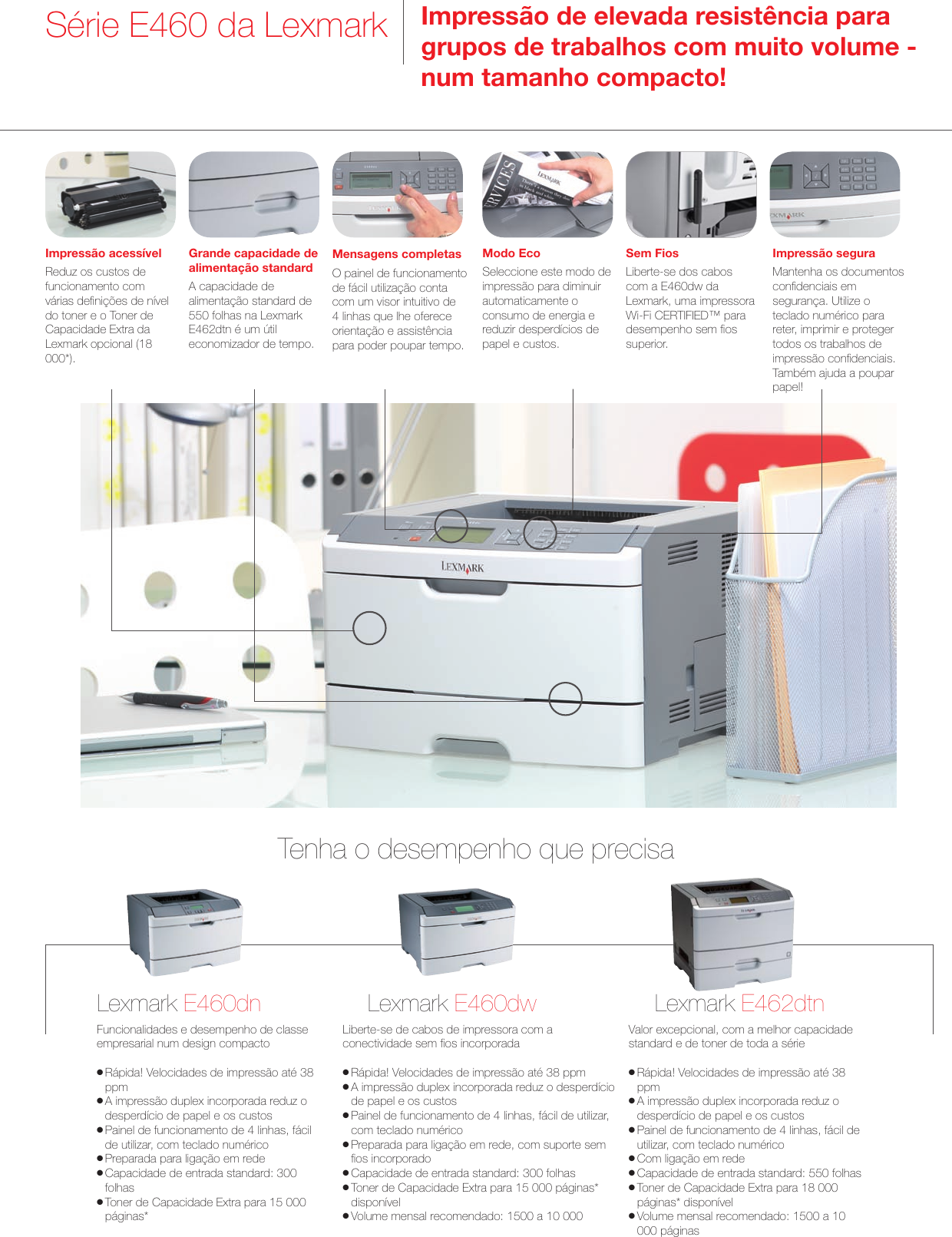 Page 3 of 6 - Lexmark Lexmark-E-E460Dn-Users-Manual-  Lexmark-e-e460dn-users-manual