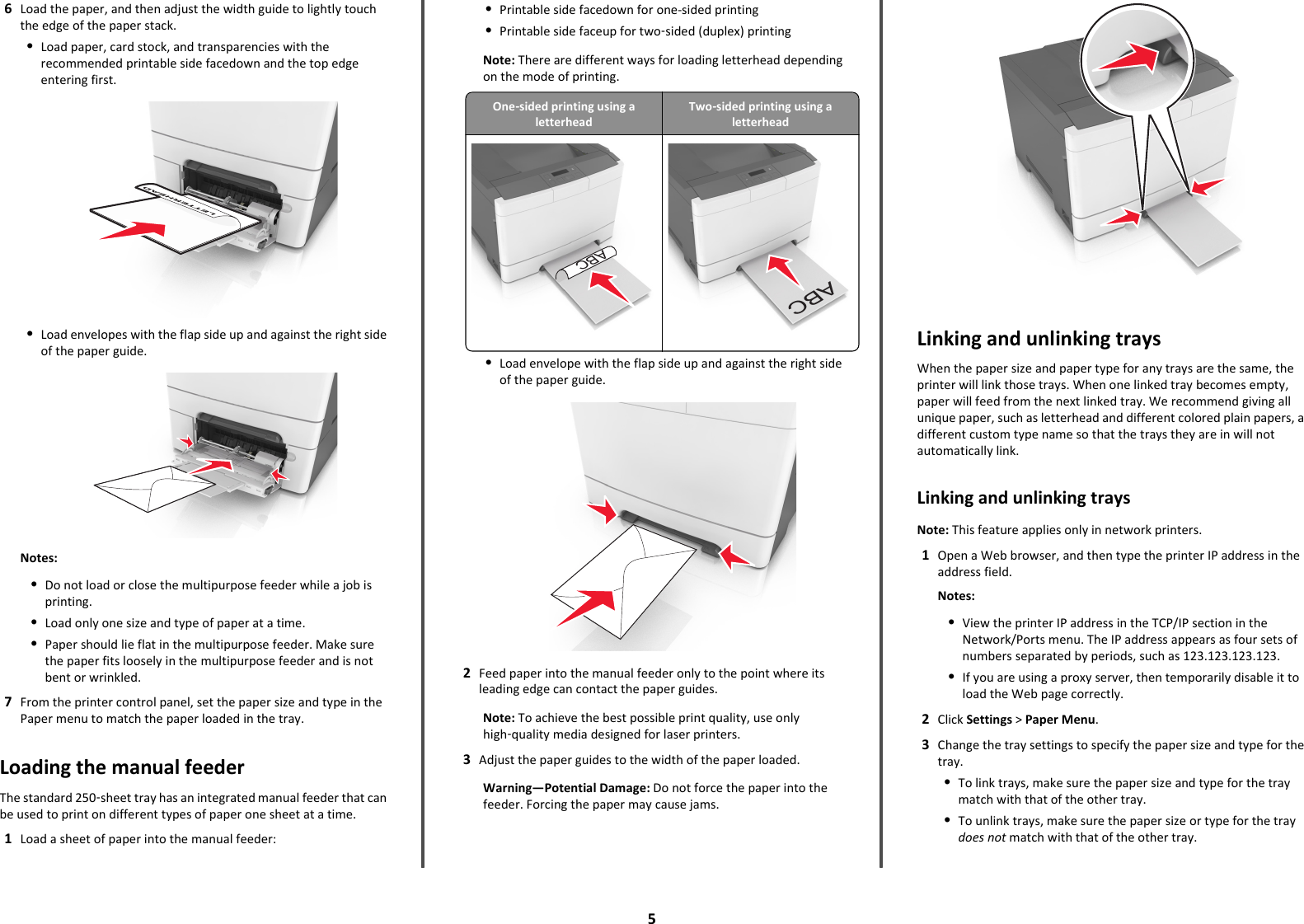 Page 5 of 12 - Lexmark Lexmark-Lexmark-Cs310-Quick-Reference-Guide Quick Reference