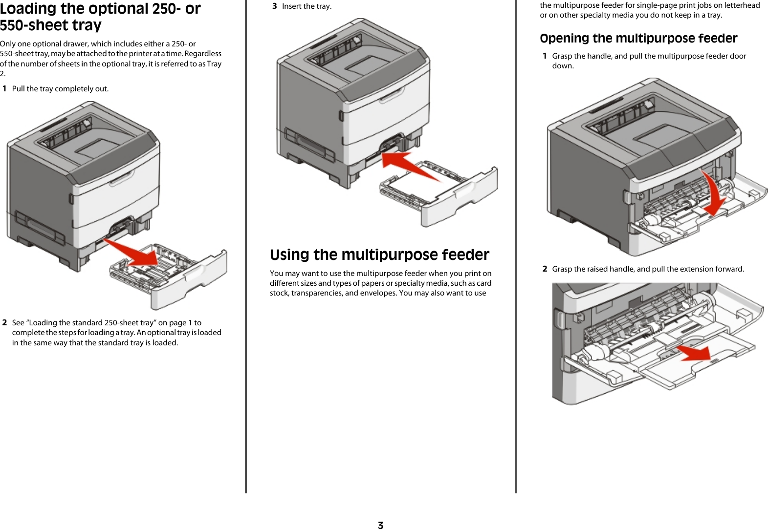 Page 3 of 8 - Lexmark Lexmark-Lexmark-E360-Quick-Reference-Guide E360 Quick Reference